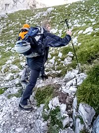 J&ouml;rg von de Fenn. Blinder Bergsteiger erklimmt den Dachstein 2008. Bild 15