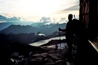 J&ouml;rg von de Fenn. Blinder Bergsteiger erklimmt den Grossglockner 1999 Bild 11