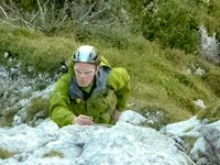 J&ouml;rg von de Fenn. Blinder Bergsteiger erklimmt die Kampenwand 2010. Bild 5