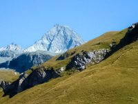 J&ouml;rg von de Fenn. Blinder Wanderer entdeckt das Gebiet um den Gro&szlig;glockner in Kals 2011. Bild 12